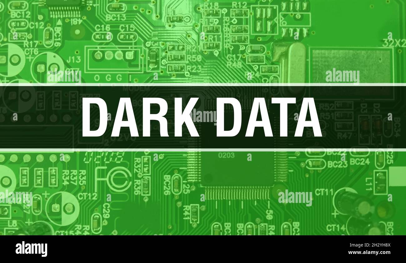 Dark Data with Electronic Computer Hardware technology background