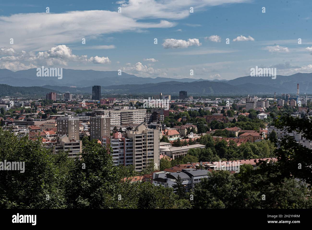 Old ljubljana map hi-res stock photography and images - Alamy