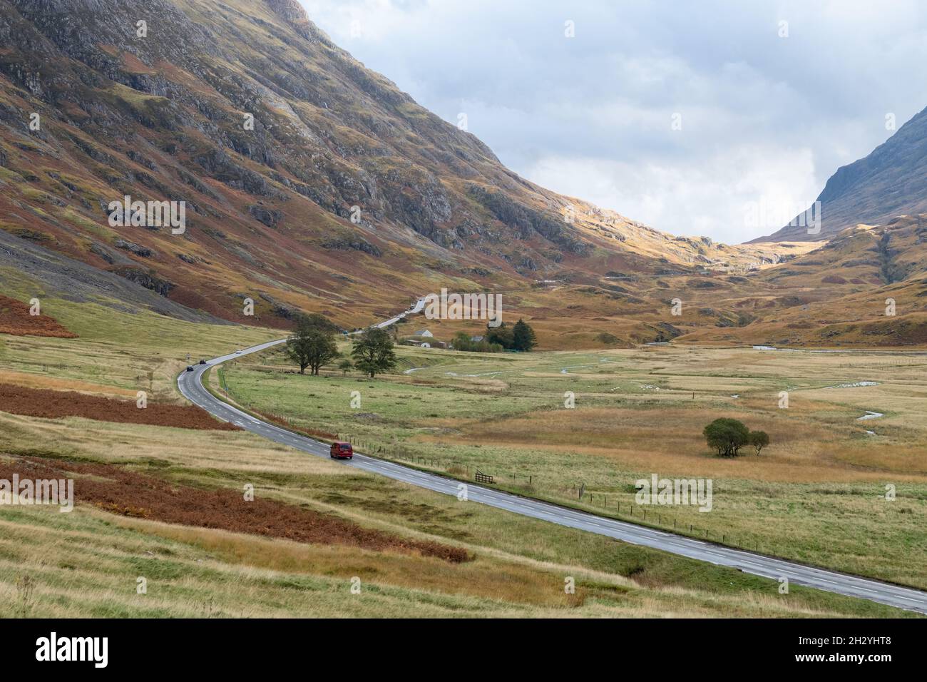 A82 Glen Coe road, Scotland, UK Stock Photo