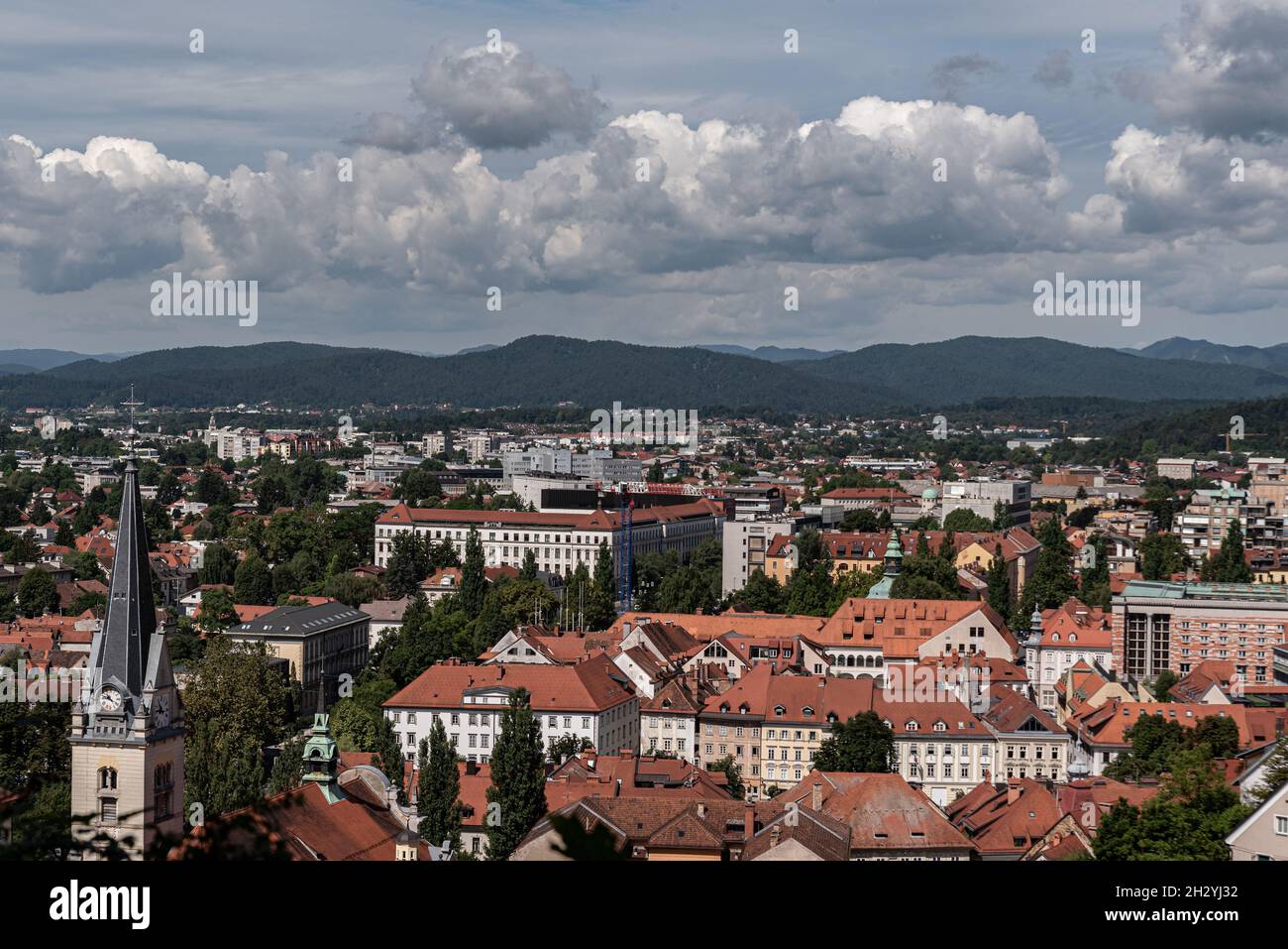 Old ljubljana map hi-res stock photography and images - Alamy