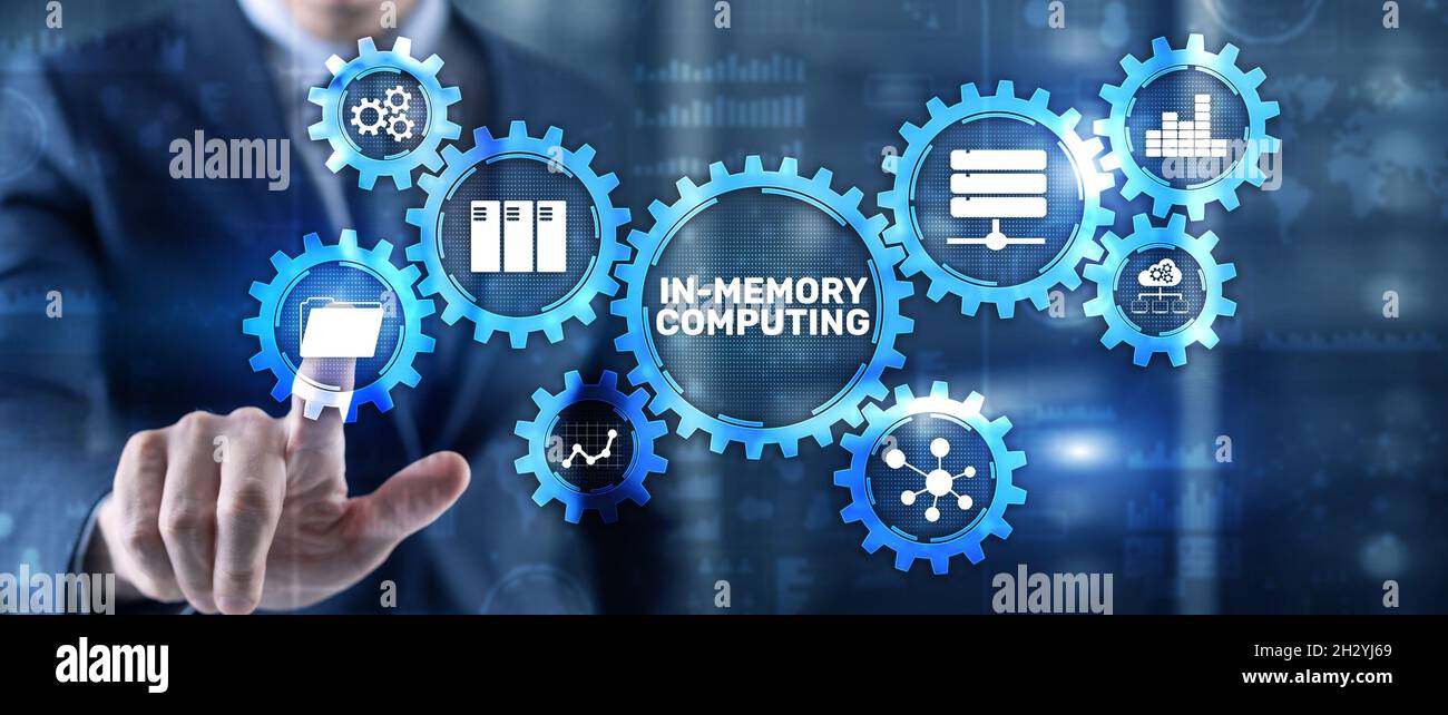 In Memory Computing high performance distributed systems Stock Photo ...