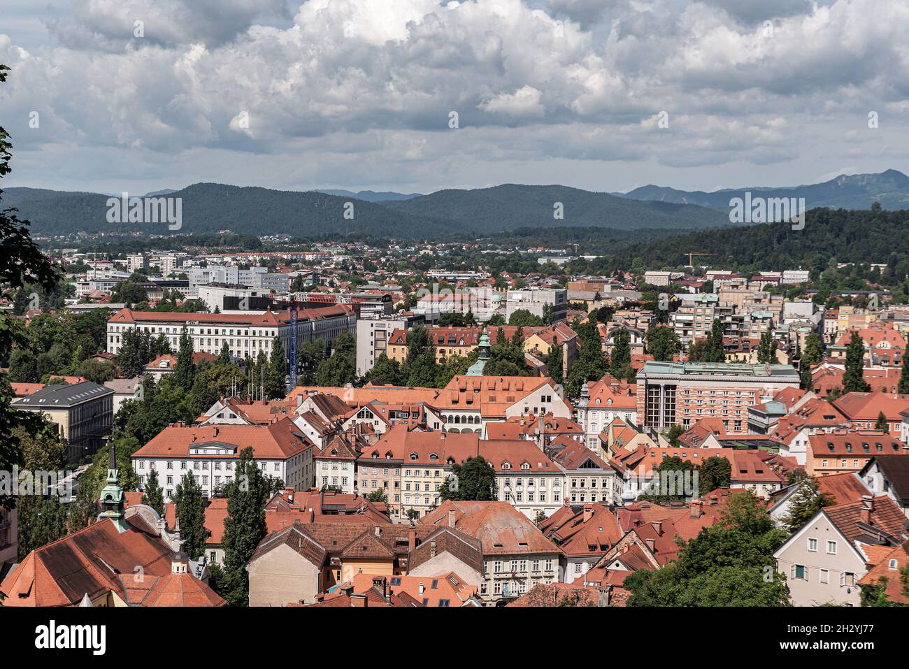 Old ljubljana map hi-res stock photography and images - Alamy