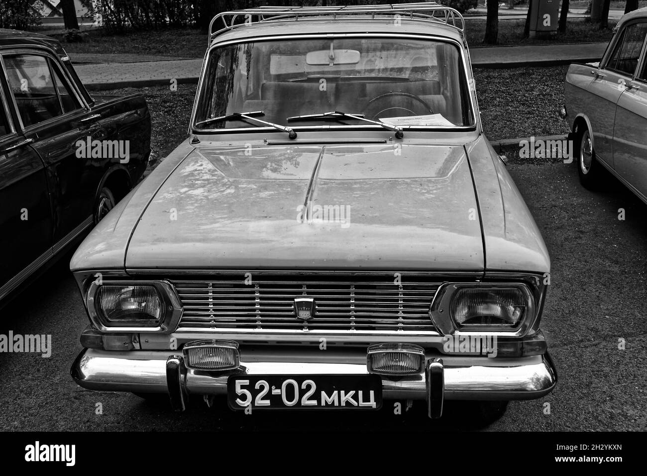 Photo cars IZH 412 Moskvich,Russia Stock Photo