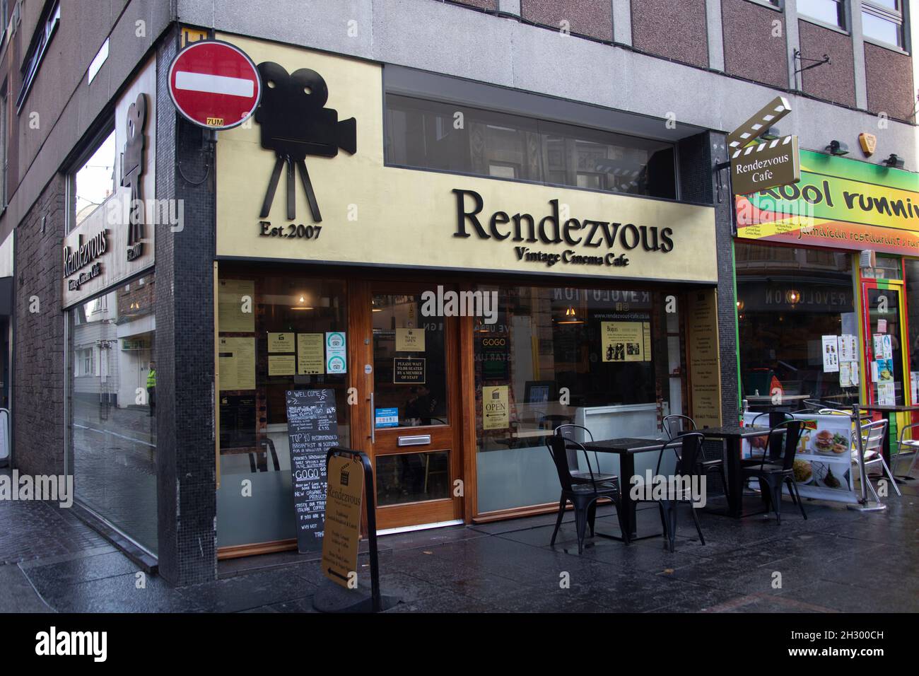 The Rendezvous Cafe, Inverness Scotland Stock Photo