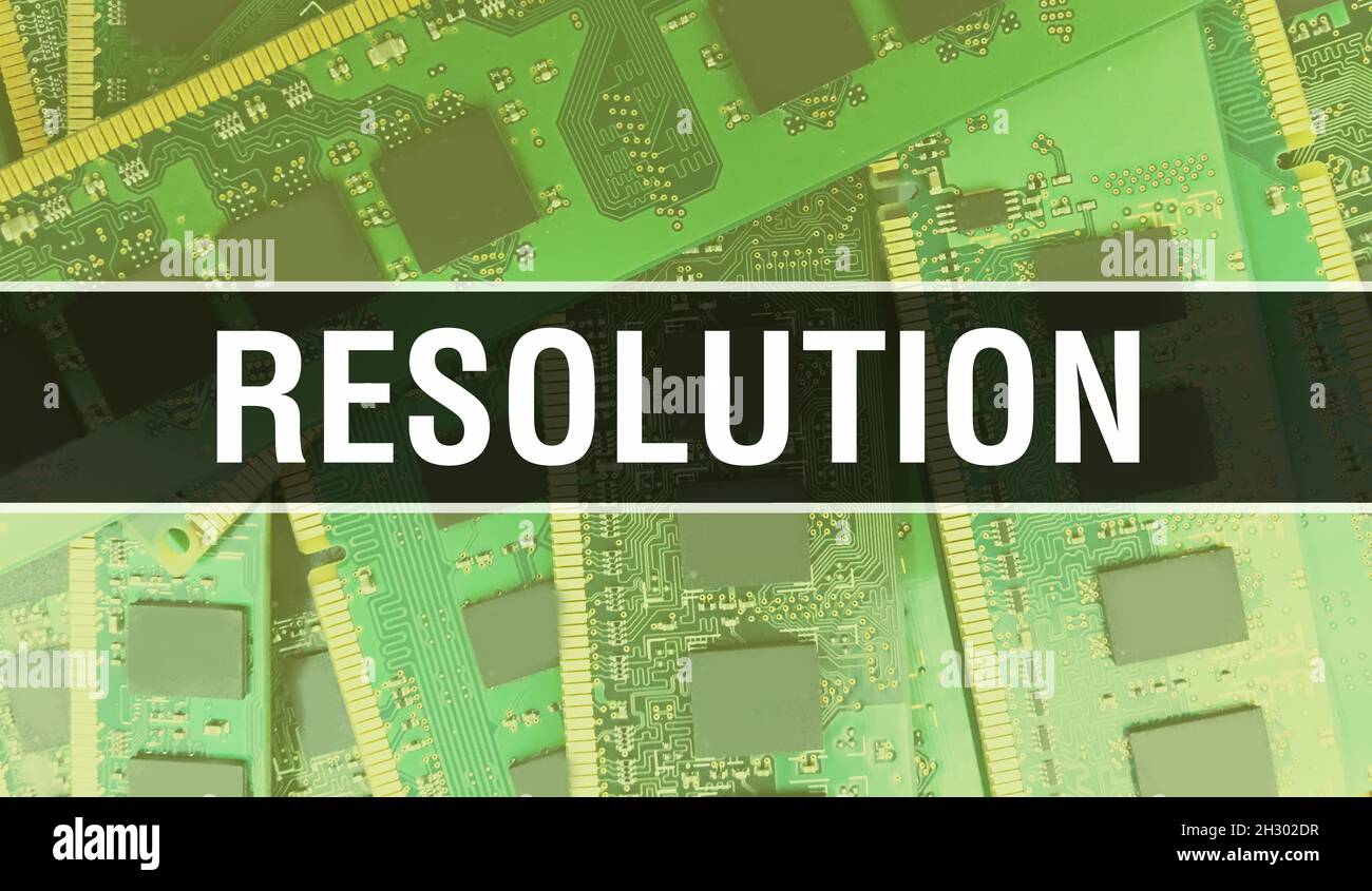 Resolution with Technology Motherboard Digital. Resolution and Computer