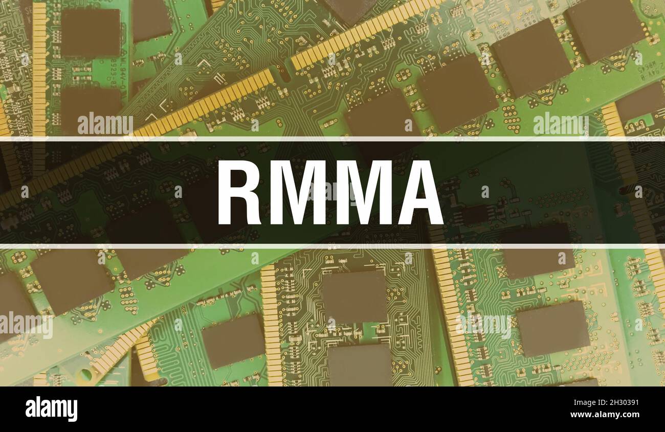 RMMA concept with Electronic Integrated Circuit on circuit board. RMMA ...
