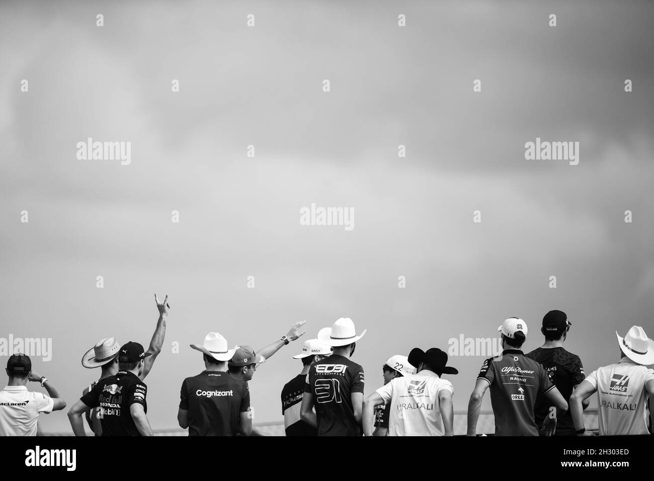 Austin, Texas, USA, 24/10/2021, Drivers parade. 24.10.2021. Formula 1 World Championship, Rd 17, United States Grand Prix, Austin, Texas, USA, Race Day.  Photo credit should read: XPB/Press Association Images. Stock Photo