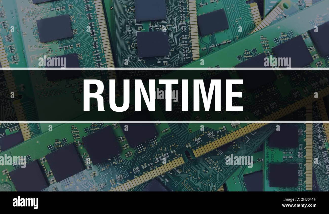 Runtime text hi-res stock photography and images - Alamy