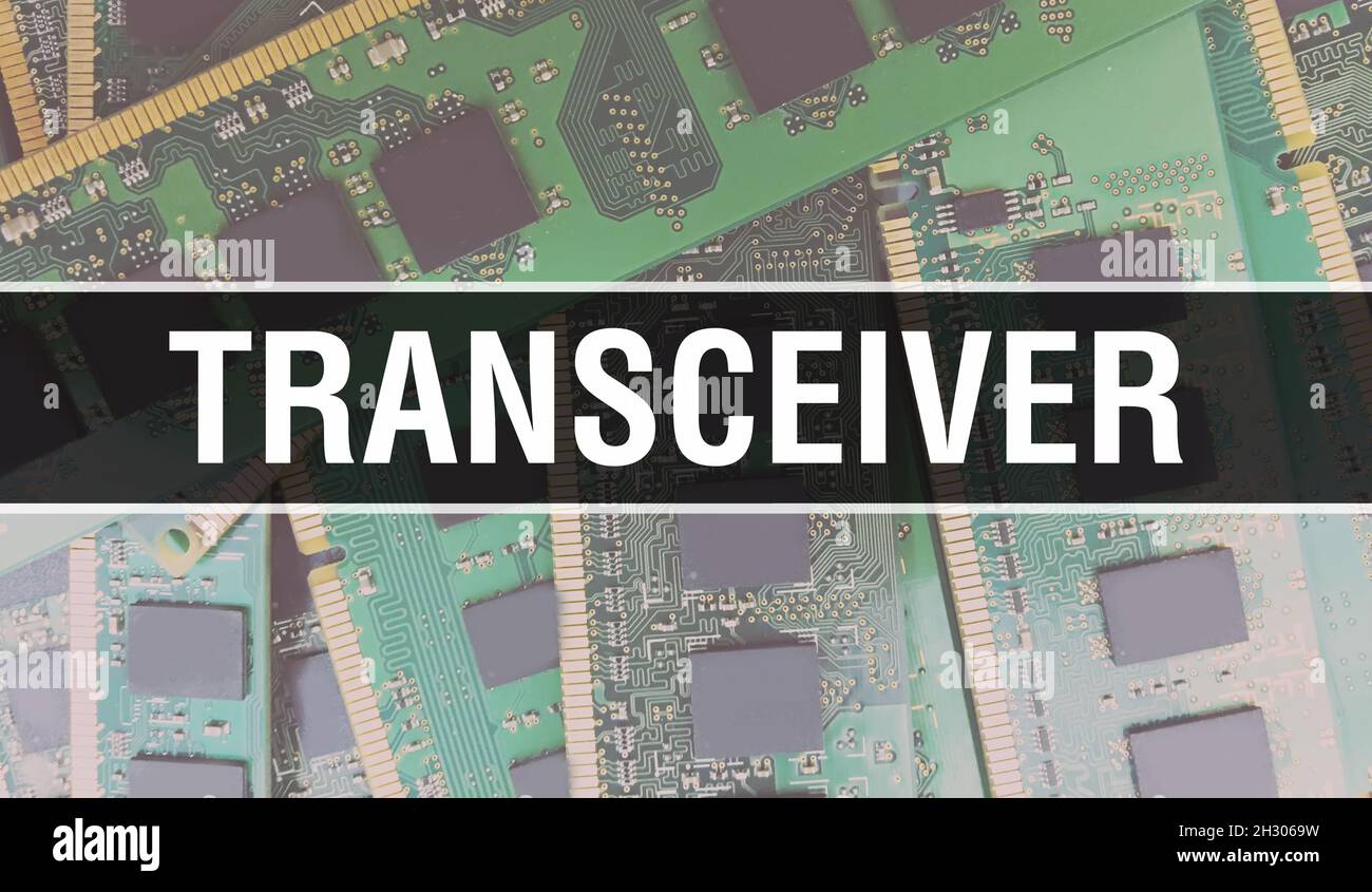 Transceiver with Technology Motherboard Digital. Transceiver and