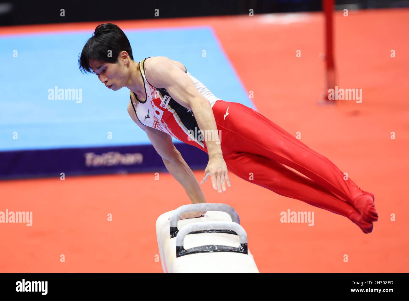 Kitakyushu Men's Apparatu Final Pommel Horse at Kitakyushu General