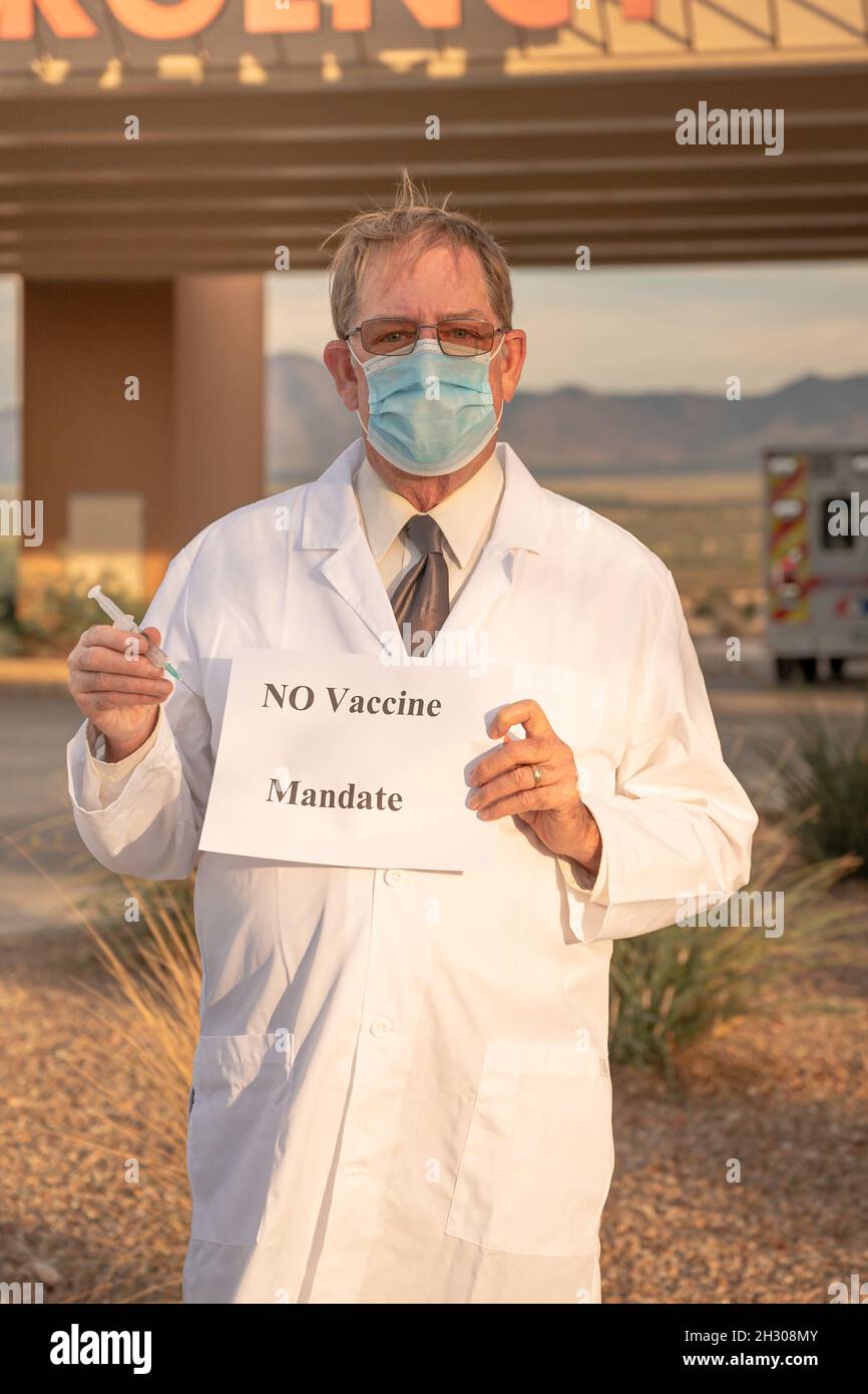 Anti vaccine protests america hi-res stock photography and images - Alamy