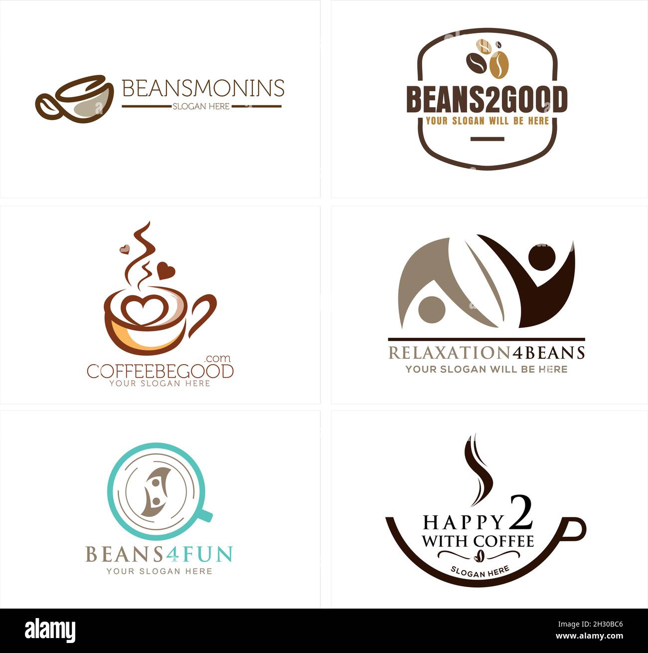 Coffee cup Logo Template vector icon design Stock Vector Image & Art - Alamy