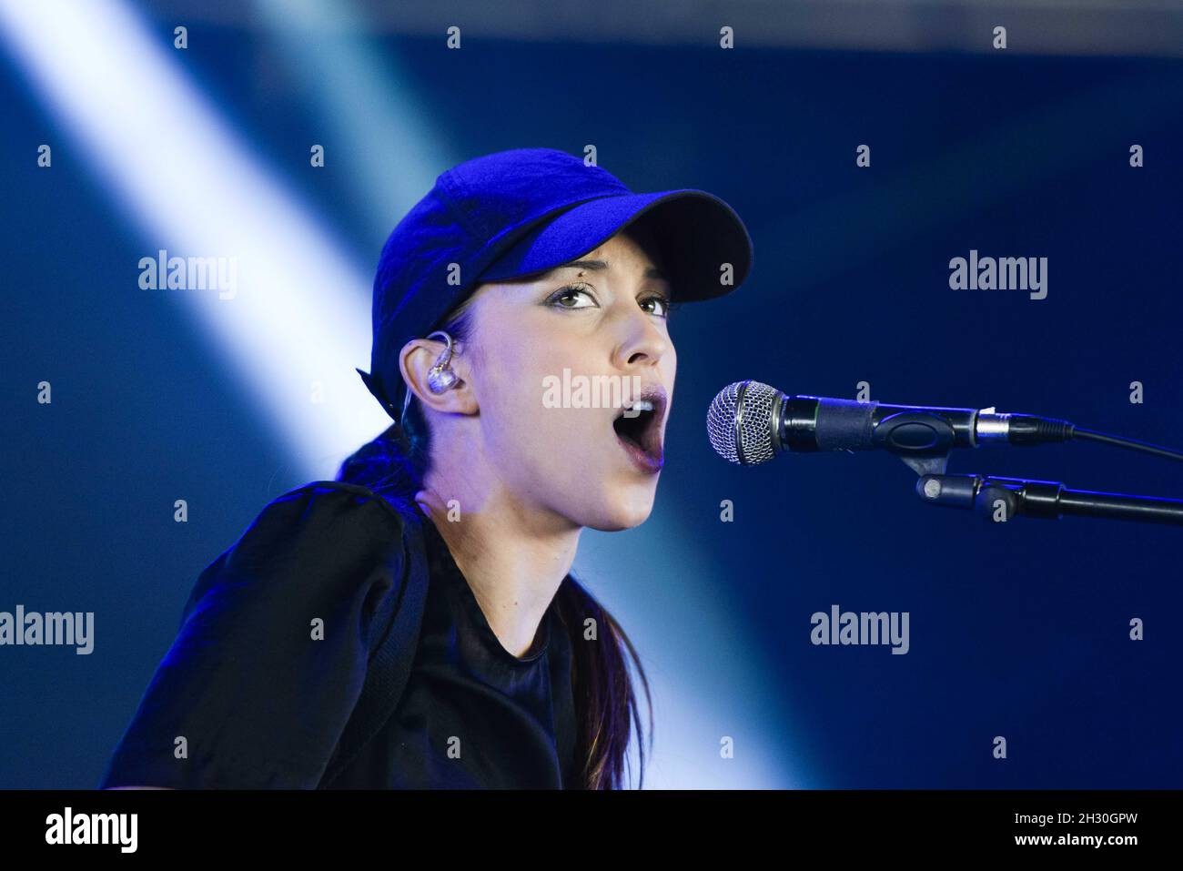 Kate of Kate Boy performs live on stage on Day 2 of Bestival, Robin Hill Park, Isle of Stock Photo - Alamy