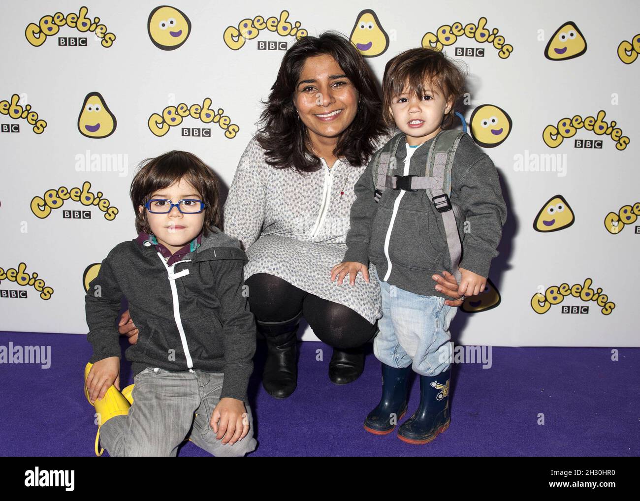 Rani Price and children attend Katie Morag and Topsy and Tim CBeebies