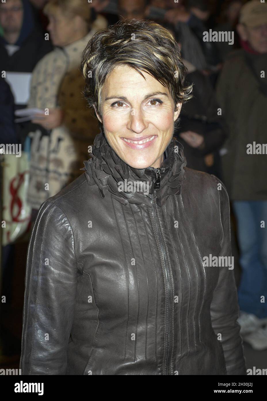 Tamsin Greig arrives at the opening night of Jeeves and Wooster-Perfect  Nonsense, at the Duke of York Theatre in London Stock Photo - Alamy