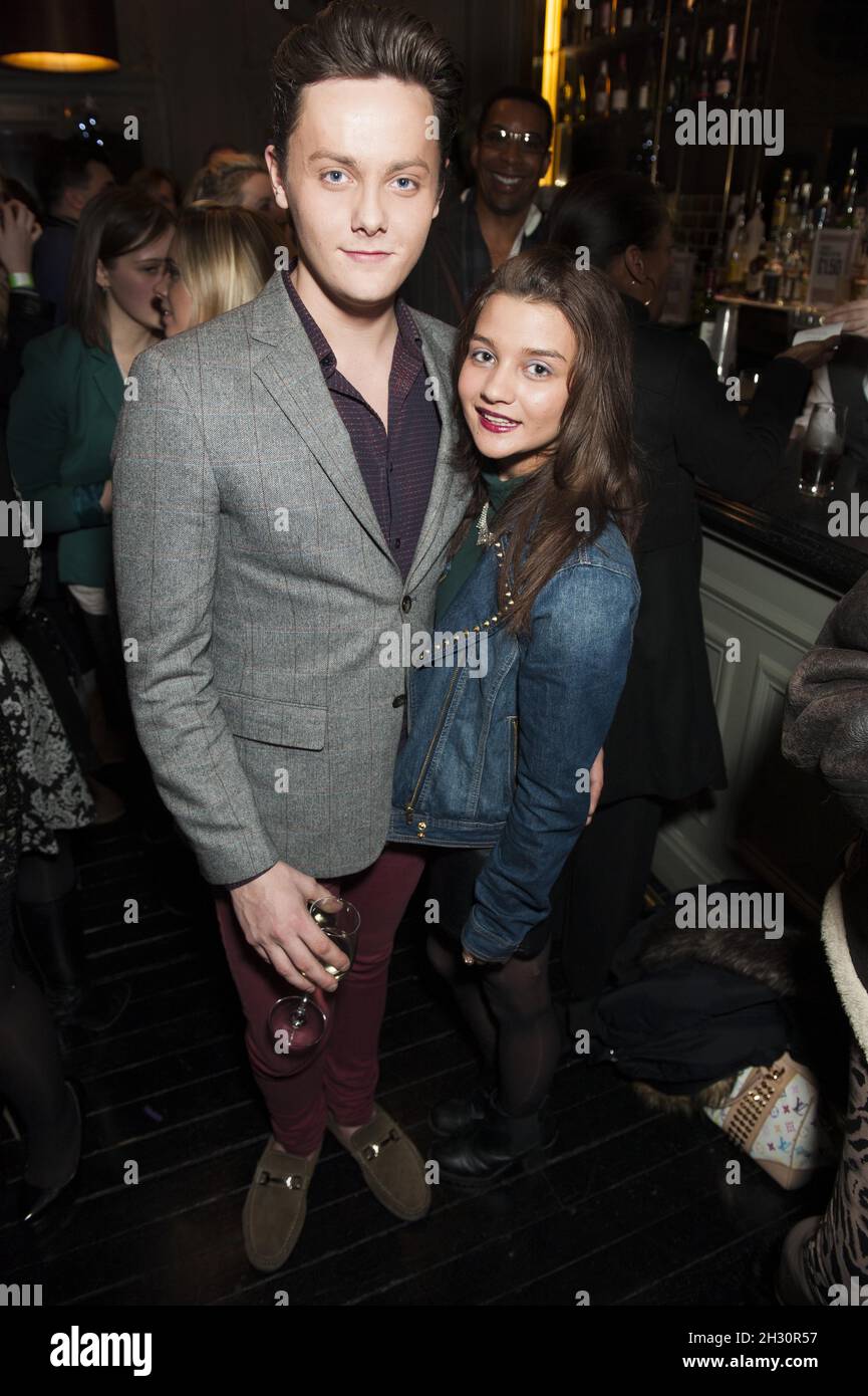 Tyger DrewHoney and girlfriend attend the Cinderella opening night