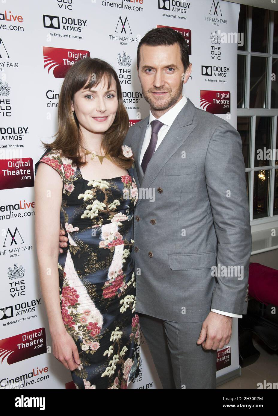 Richard Armitage and Anna Madeley attend Digital Theatre's premiere of