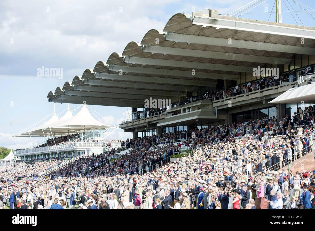 General View of the Richmond Enclosure stand on Ladies Day, Day 3 of