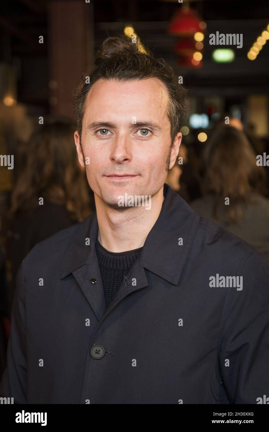 Edward Hogg attending the premiere of Kill Your Friends at the PIcturehouse Central in London. Stock Photo