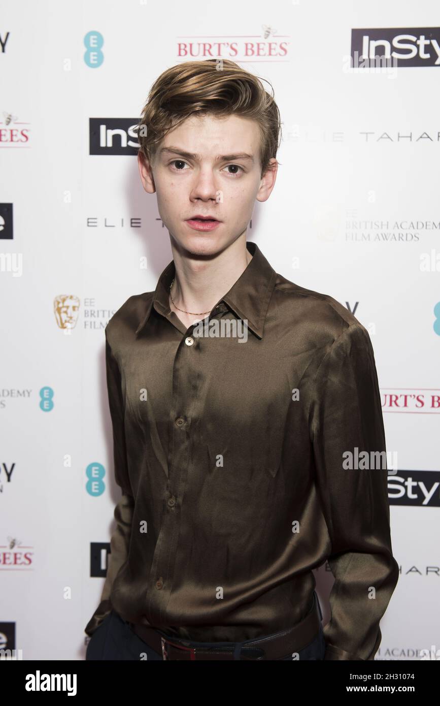 Thomas Brodie Sangster attends the In Style EE Rising Star Party