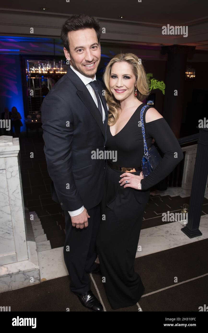 Heidi Range and Alex Partakis attend the gala performance after party of  Jeff Wayne's Musical vesion of The War of The Worlds at the Rosewood -  London Stock Photo - Alamy