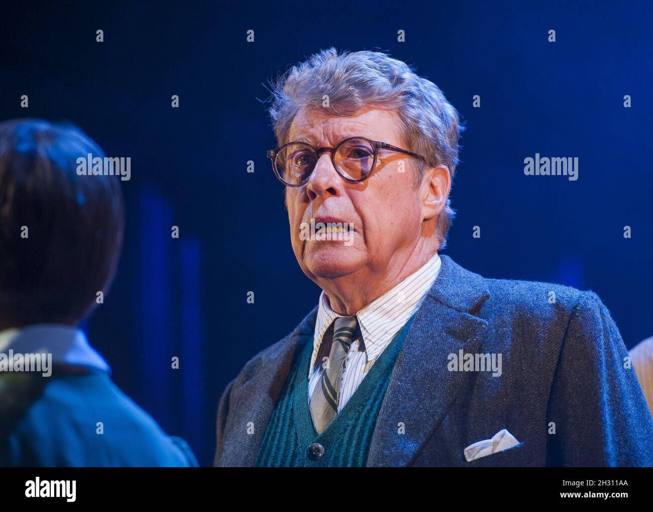 Michael Crawford on stage during the photocall for The GoBetween, at