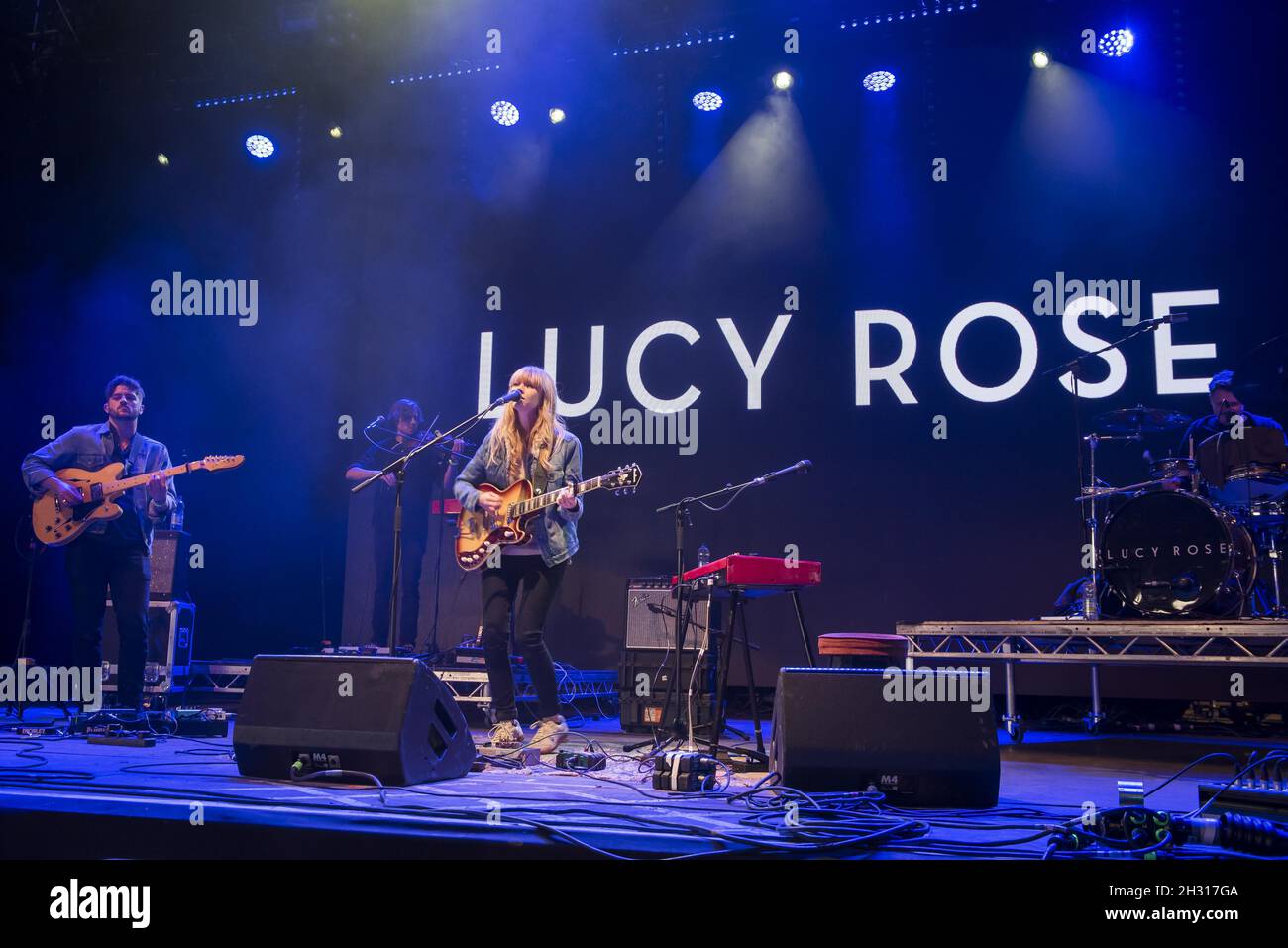 Lucy Rose performs live on stage at Bestival 2017 at Lulworth Castle ...