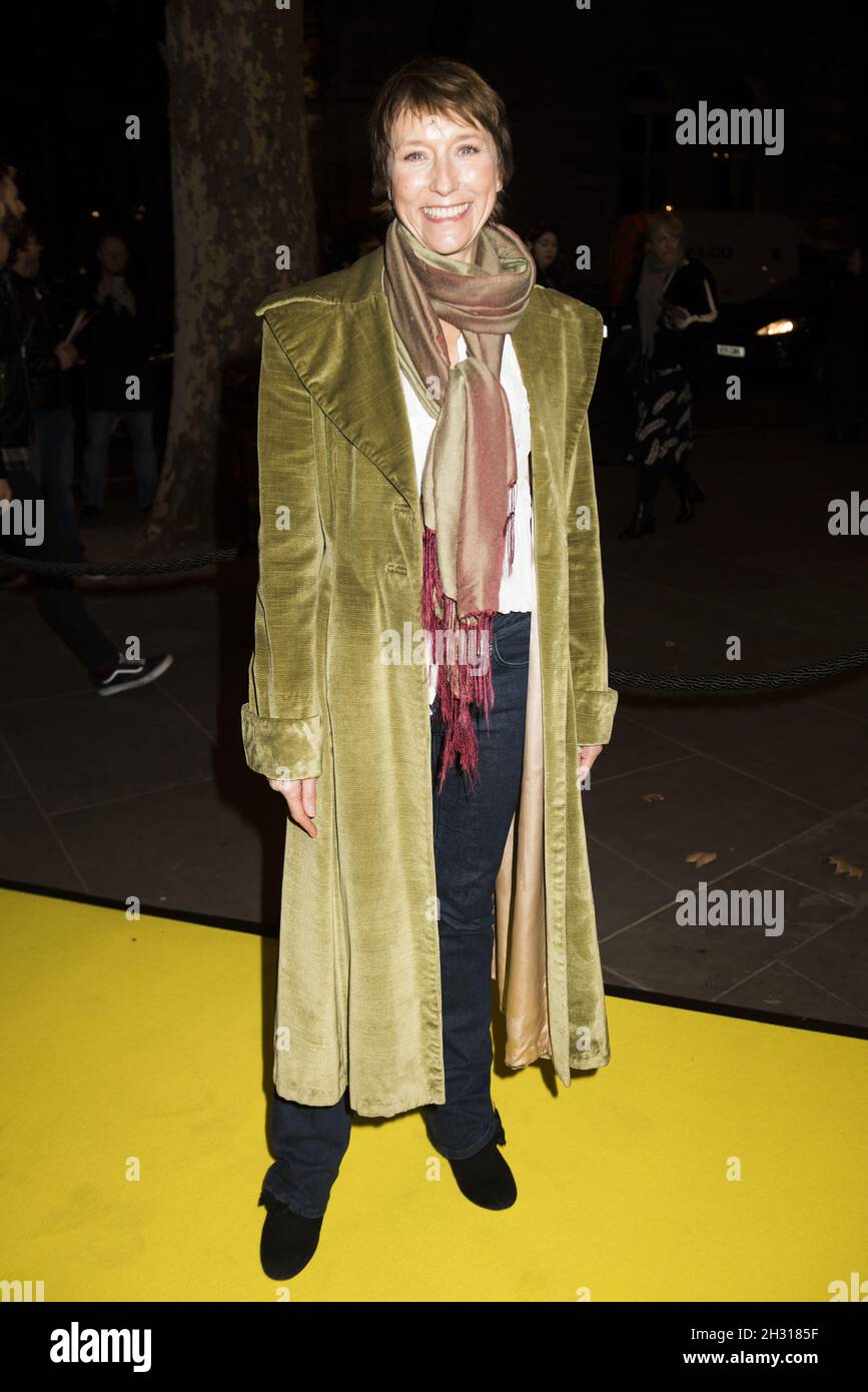 Lia Williams attends the Glengarry Glen Ross press night at the Playhouse Theatre, London. Picture date: Thursday 9th November 2017.  Photo credit should read:  David Jensen/ EMPICS Entertainment Stock Photo