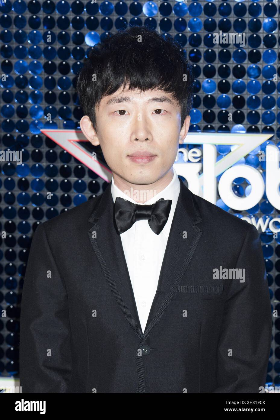 Ji Liu attends the Global Awards 2018, at the Eventim Apollo ...