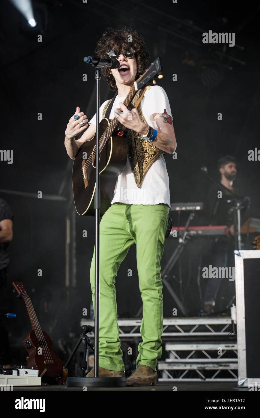 LP performs live on stage as part of the Summer Series 2018 at Somerset ...