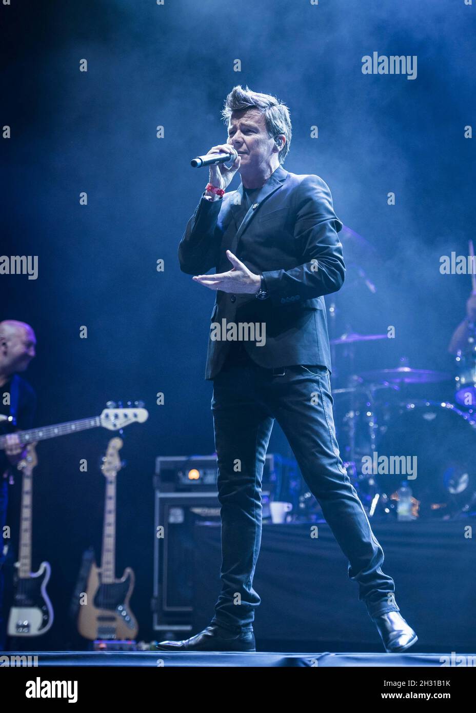 Rick Astley performs on stage at Camp Bestival 2018, Lulworth Castle