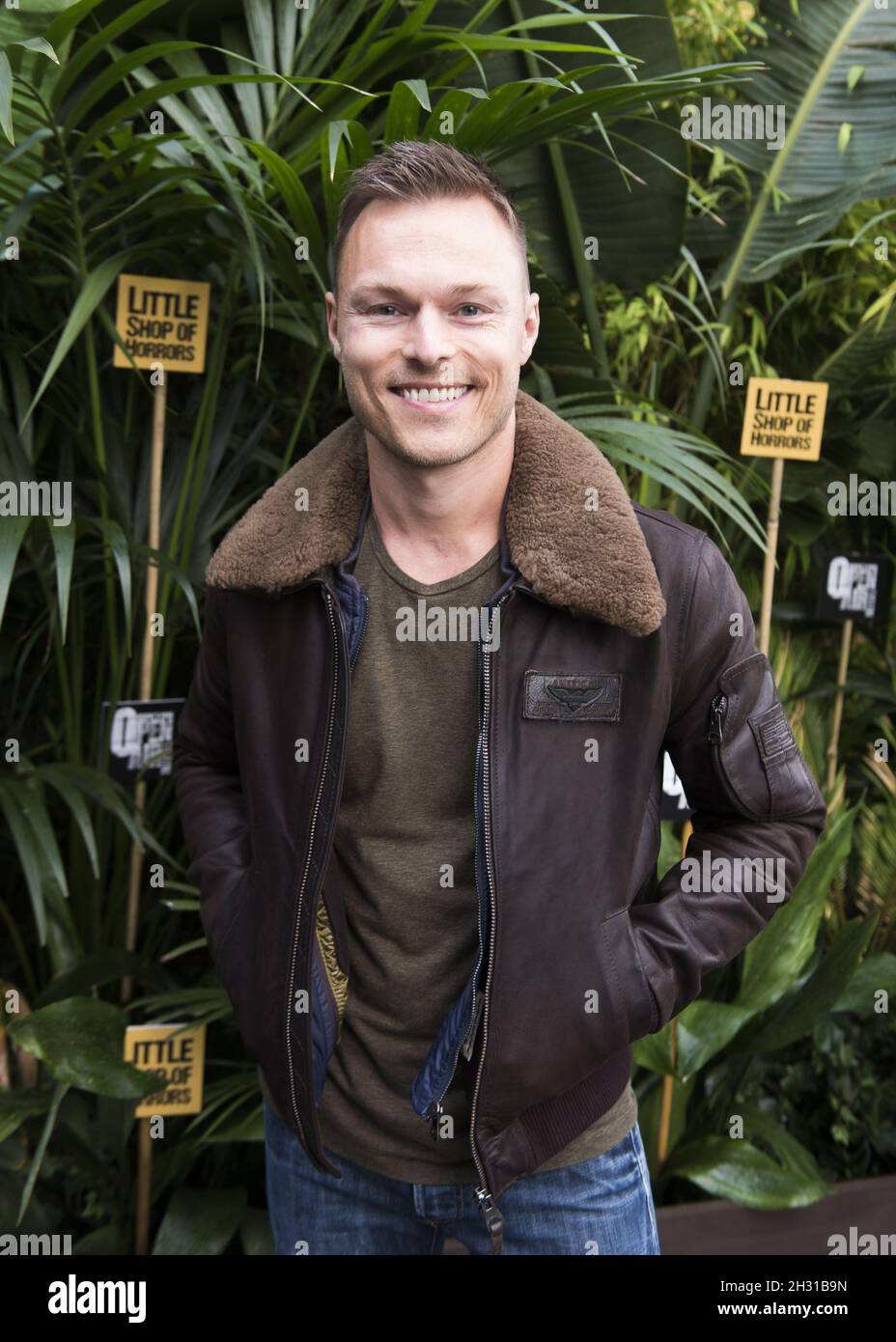 Andrew Hayden Smith attends the Little Shop of Horrors press night at