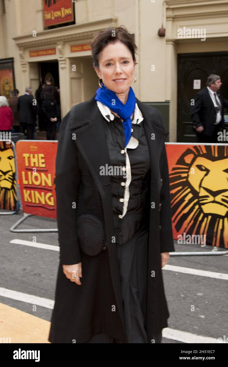Julie Taymor attends the 10 Year Anniversary performance of Disney&rsquo;s