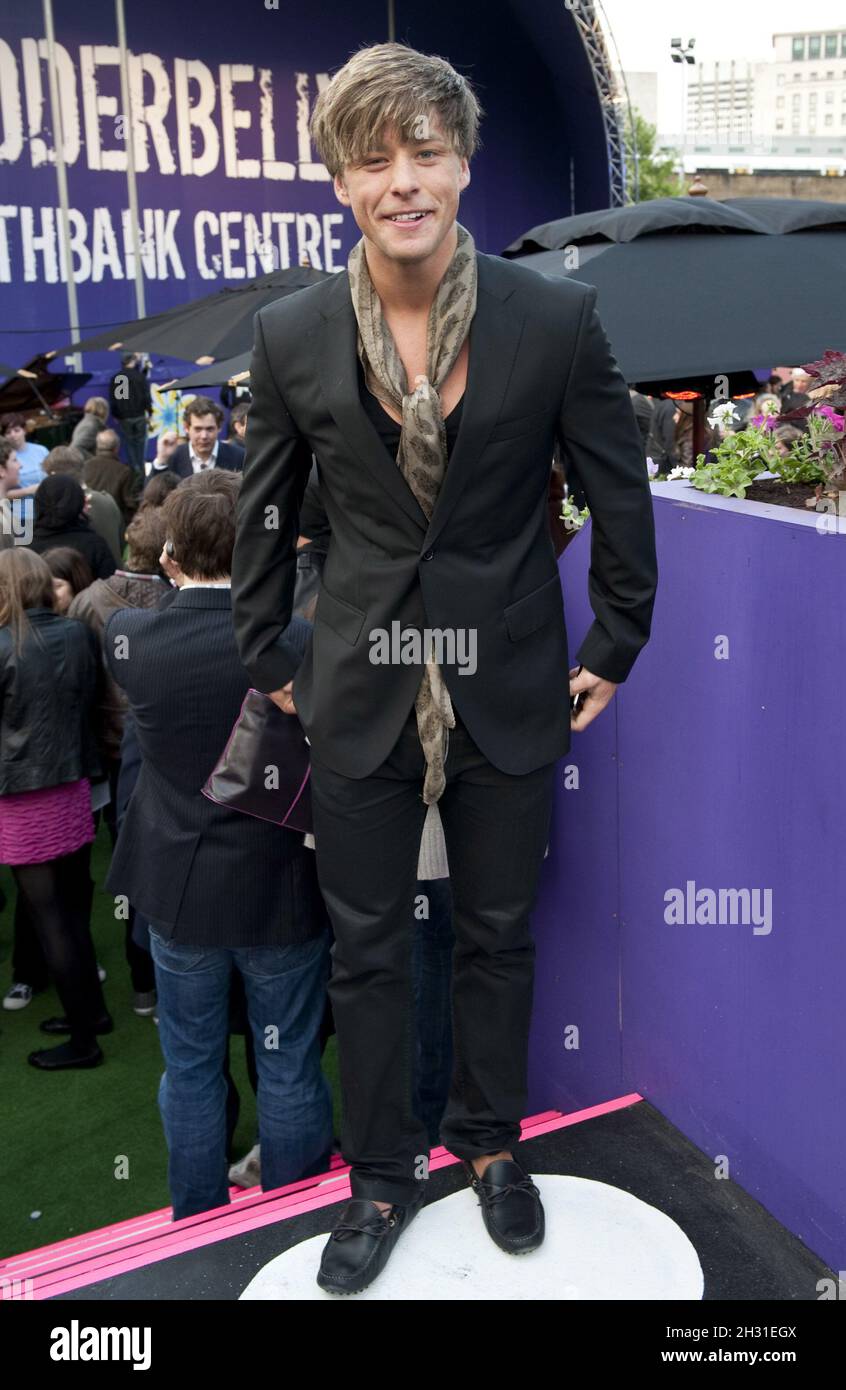 Mitch Hewer attends the E4 Udderbelly launch Party at Southbank Centre, London Stock Photo