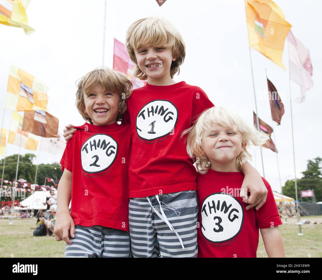 Kids at Camp Bestival, Lulworth Castle 