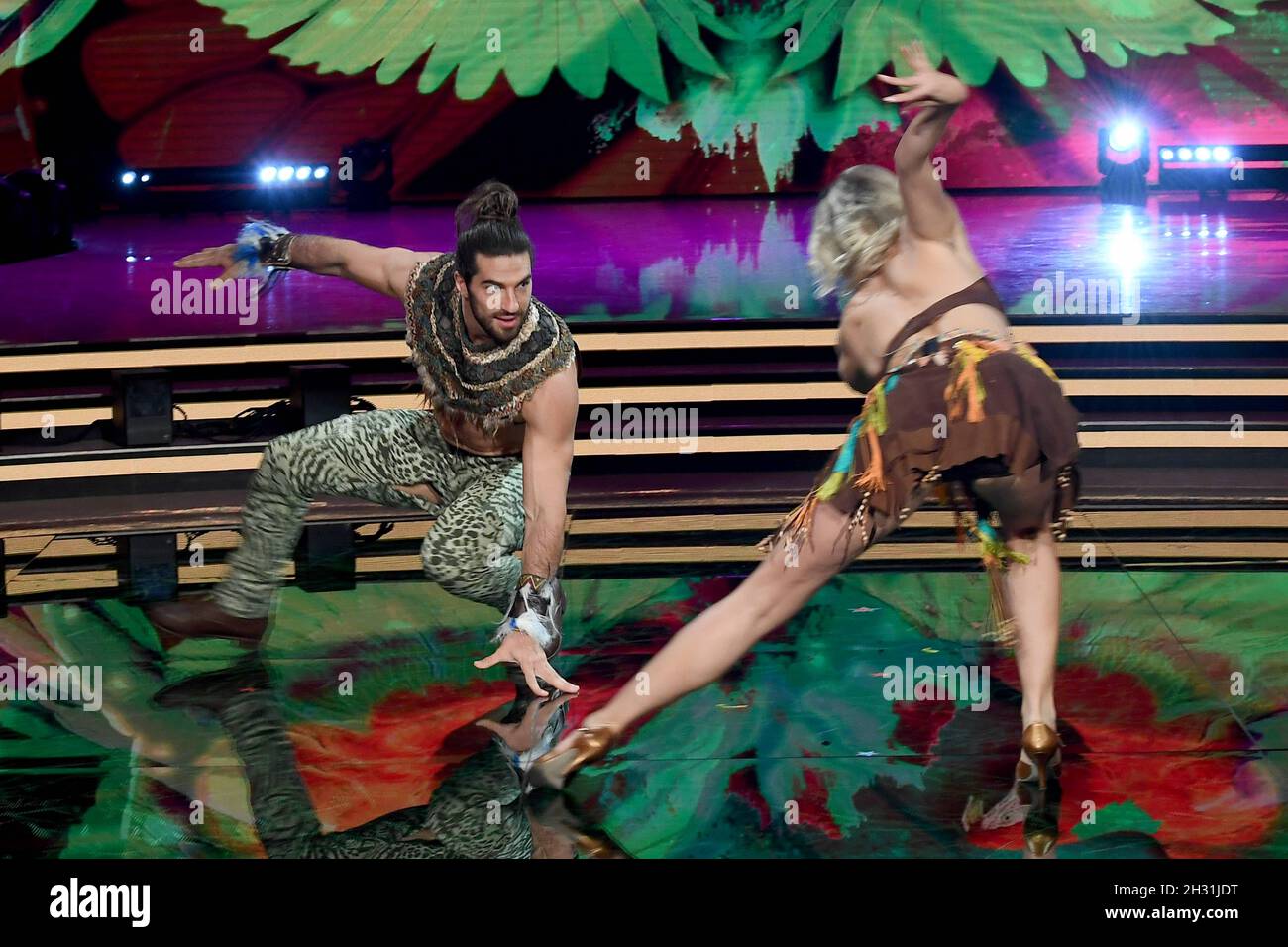 Rome, Italy. 23rd Oct, 2021. Rome: Dancing with the Stars - Second evening. In the photo: Alvise Rigo and Tove Villfor Credit: Independent Photo Agency/Alamy Live News Stock Photo
