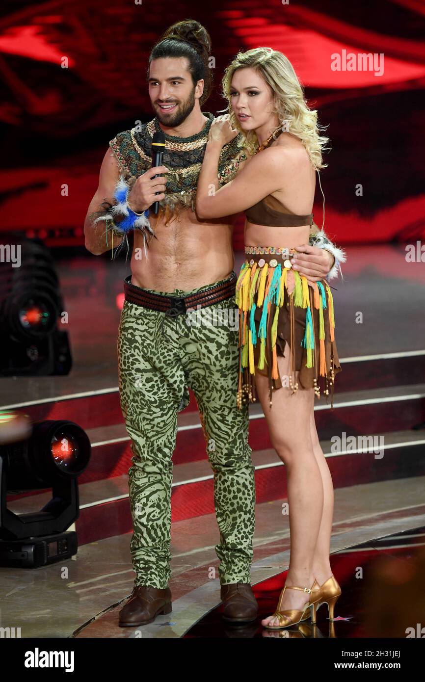Rome, Italy. 23rd Oct, 2021. Rome: Dancing with the Stars - Second evening. In the photo: Alvise Rigo and Tove Villfor Credit: Independent Photo Agency/Alamy Live News Stock Photo