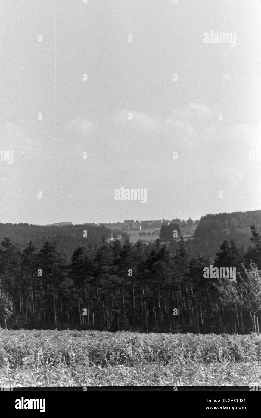 Urlaub im Schwarzwald, Deutsches Reich 1930er Jahre. Holidays in the Black Forest, Germany 1930s. Stock Photo