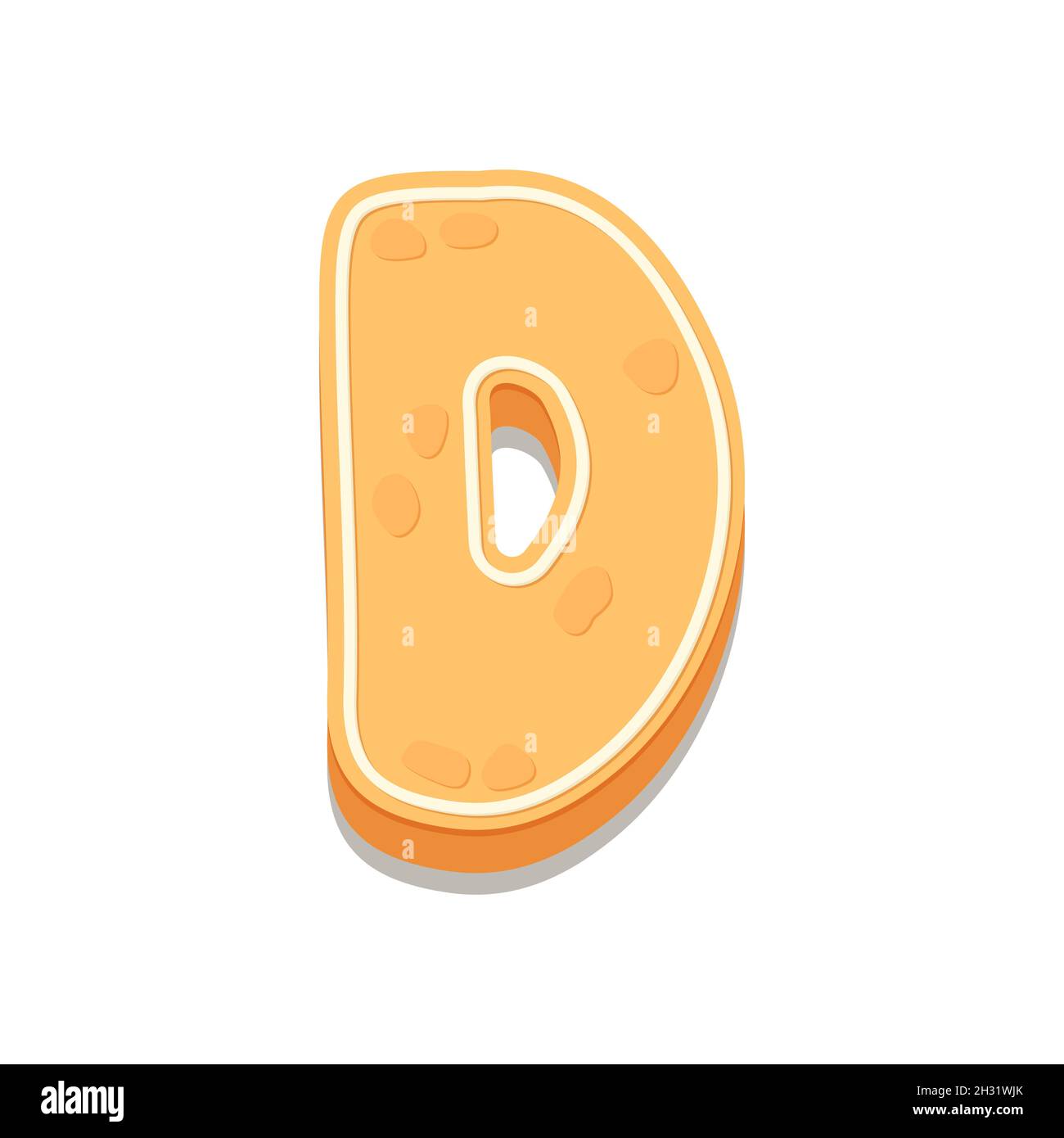 Cartoon letter d hi-res stock photography and images - Alamy