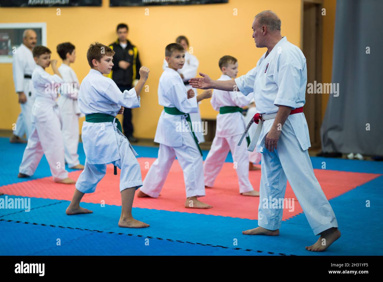 October 23, 2021, Minsk, Belarus, Shotokan Karate Technical Seminar