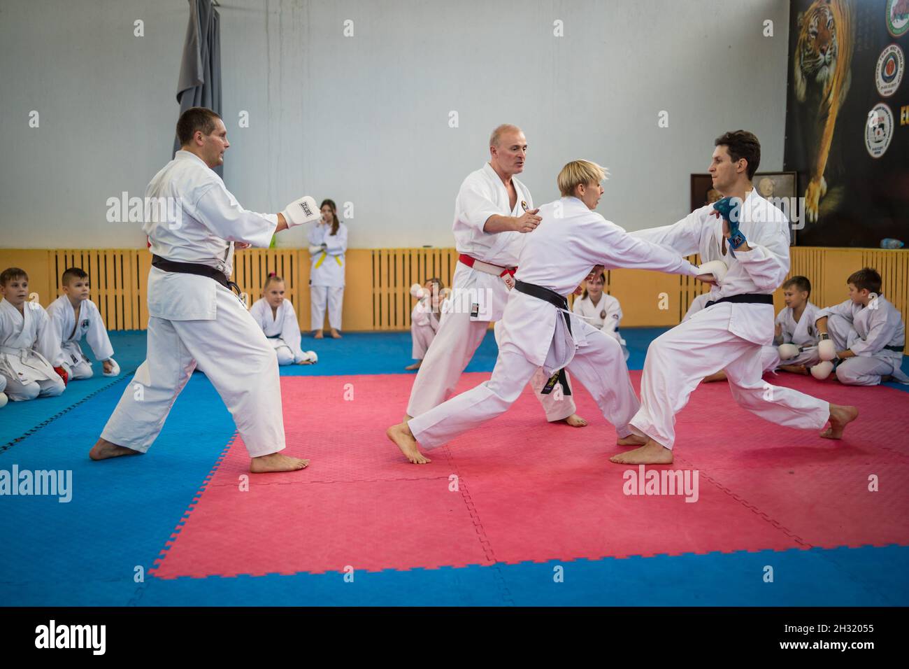 October 23, 2021, Minsk, Belarus, Shotokan Karate Technical Seminar