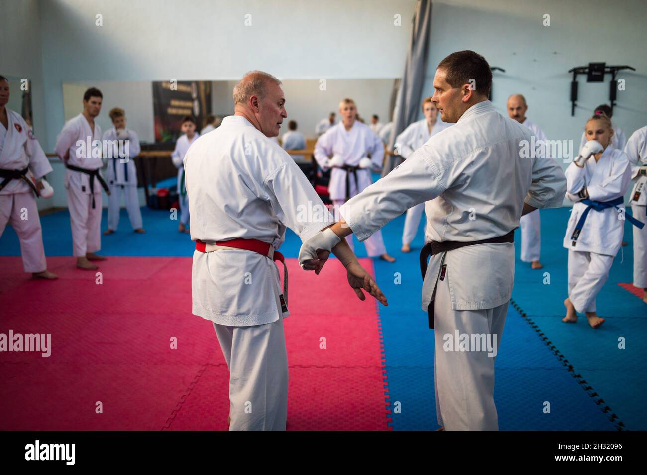 October 23, 2021, Minsk, Belarus, Shotokan Karate Technical Seminar
