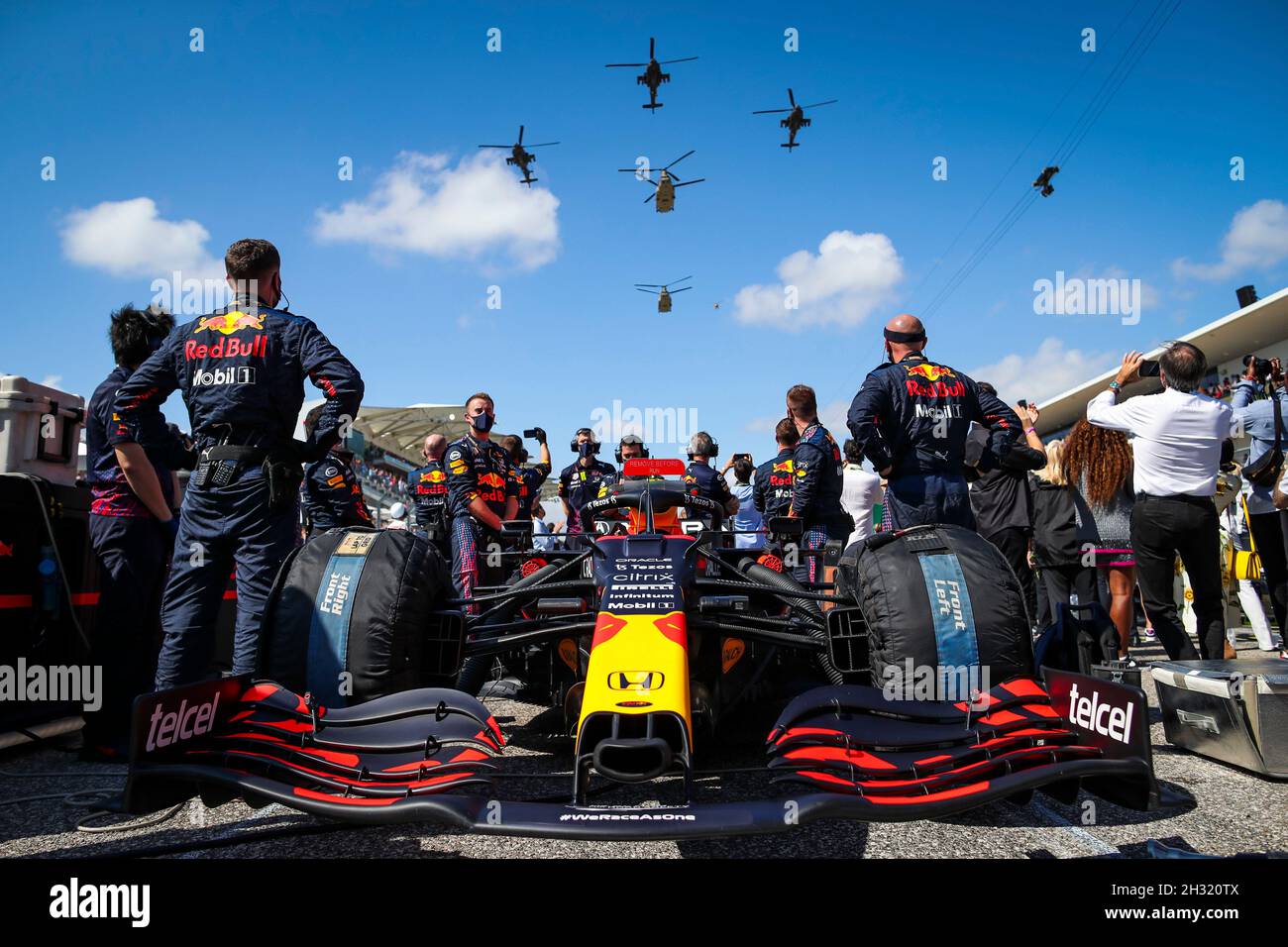 Austin, USA. 24th Oct, 2021. # 33 Max Verstappen (NED, Red Bull Racing), F1  Grand Prix of USA at Circuit of The Americas on October 24, 2021 in Austin,  United States of