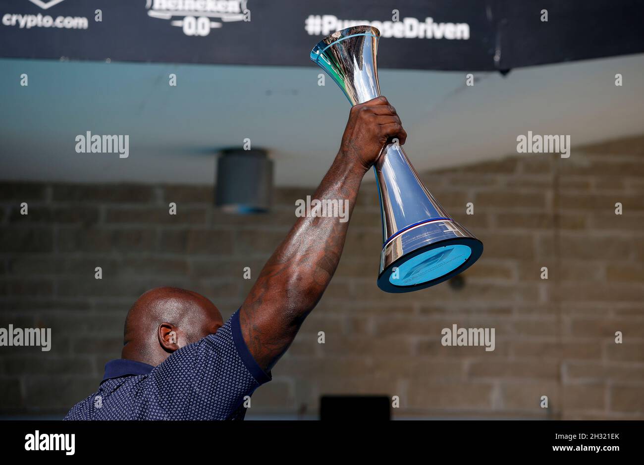 Austin, USA. 24th Oct, 2021. Shaquille 'Shaq' Rashaun O'Neal (USA), F1 Grand Prix of USA at Circuit of The Americas on October 24, 2021 in Austin, United States of America. (Photo by HOCH ZWEI) Credit: dpa/Alamy Live News Stock Photo