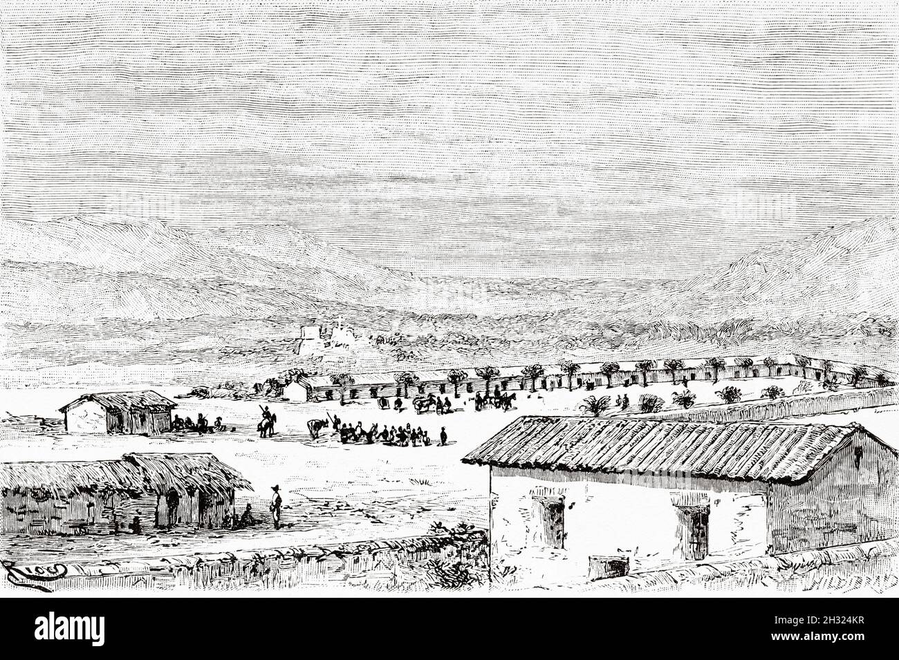 Tarairi Franciscan Mission. Bolivia, South America. Old 19th century ...