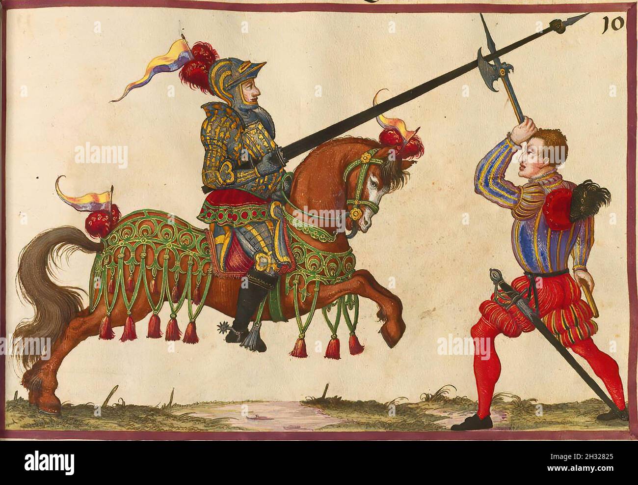 Scan of a 16th to 17thcentury German martial arts from a workbook