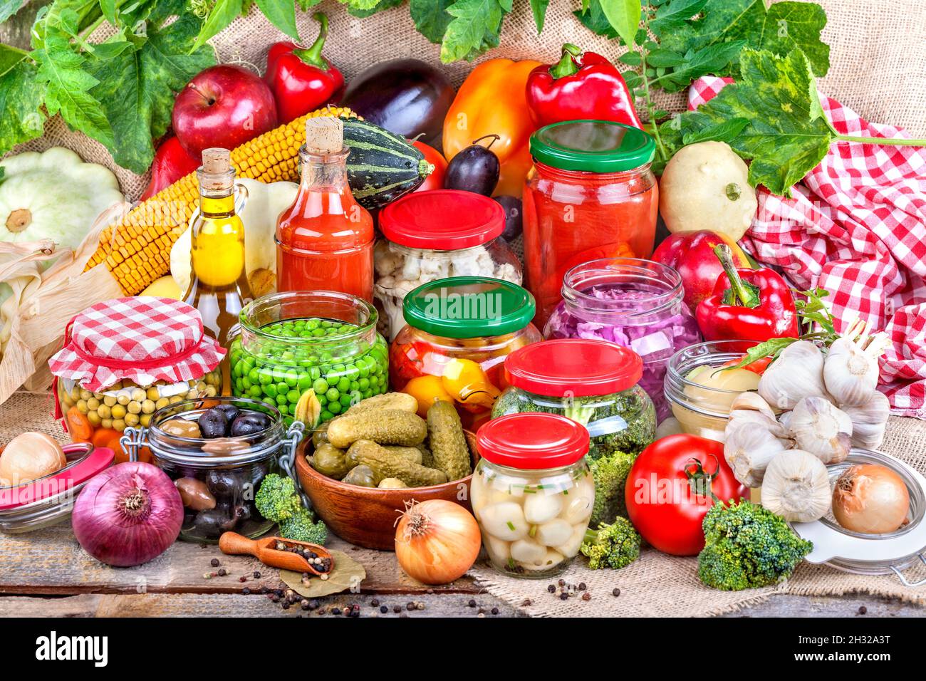 Preservation of healthy fresh fruit and vegetables Stock Photo Alamy