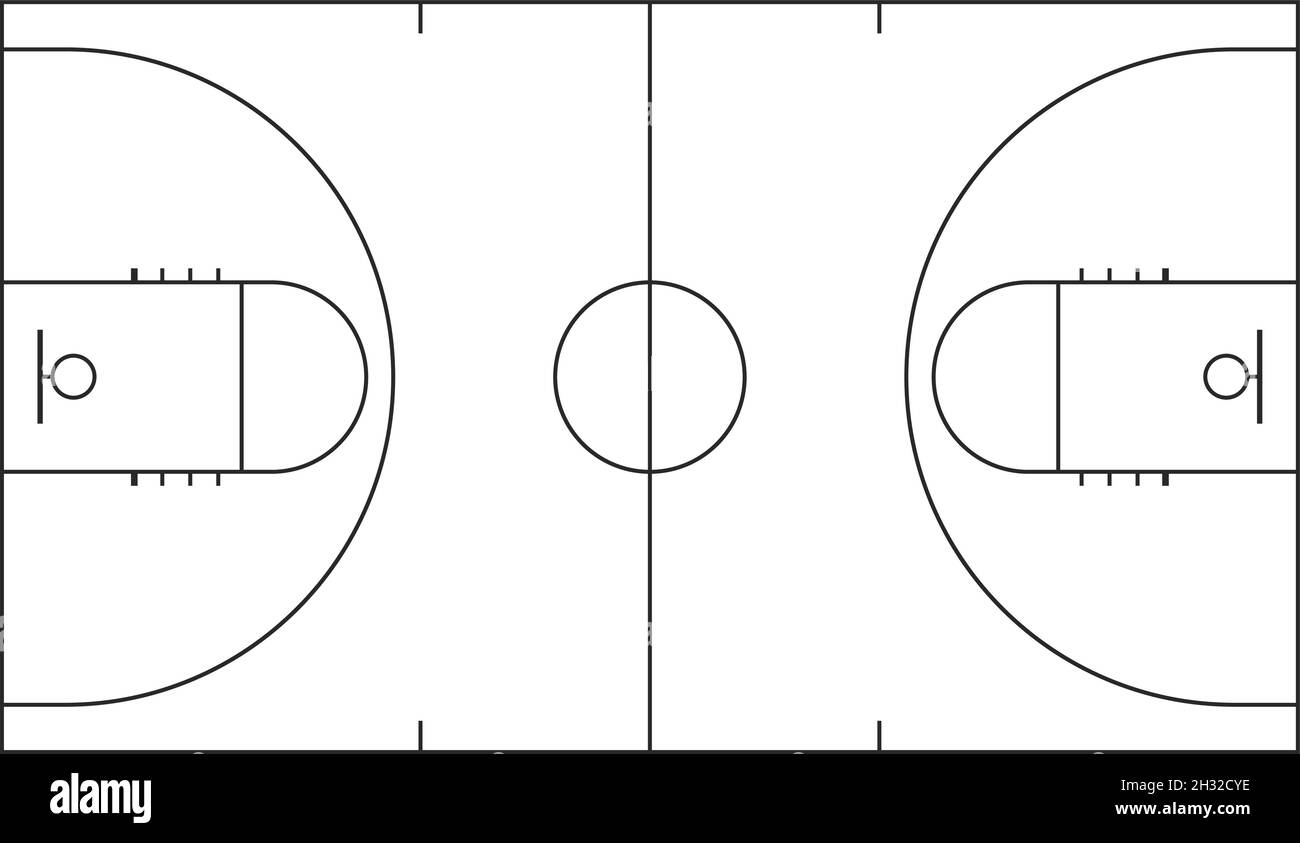 printable basketball full court diagram
