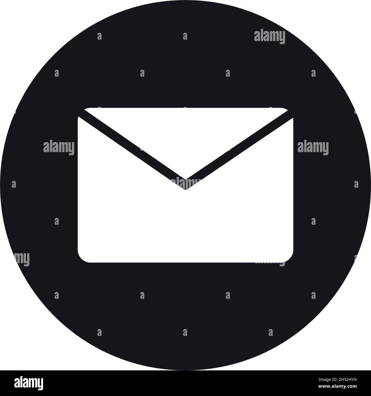 email flat icon Stock Vector Image & Art - Alamy