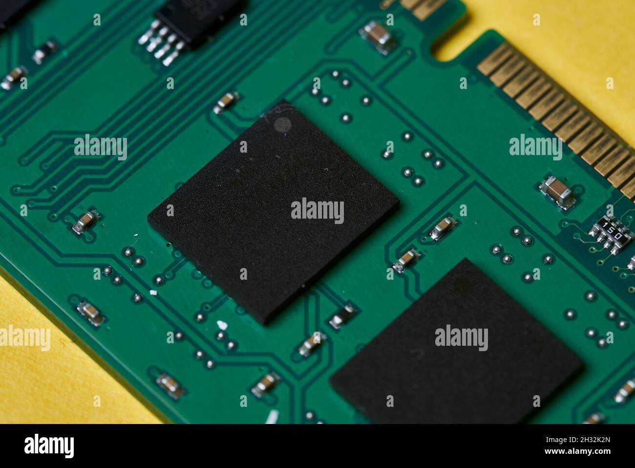 Global semiconductor shortage. Computer chip and semiconductor shortage hurting car industry